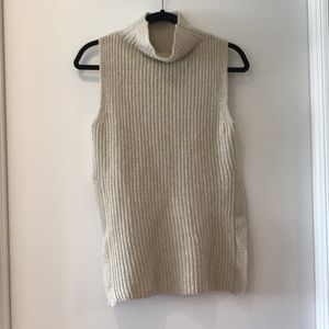 Wilfred mock turtle neck sleeveless sweater - XXS